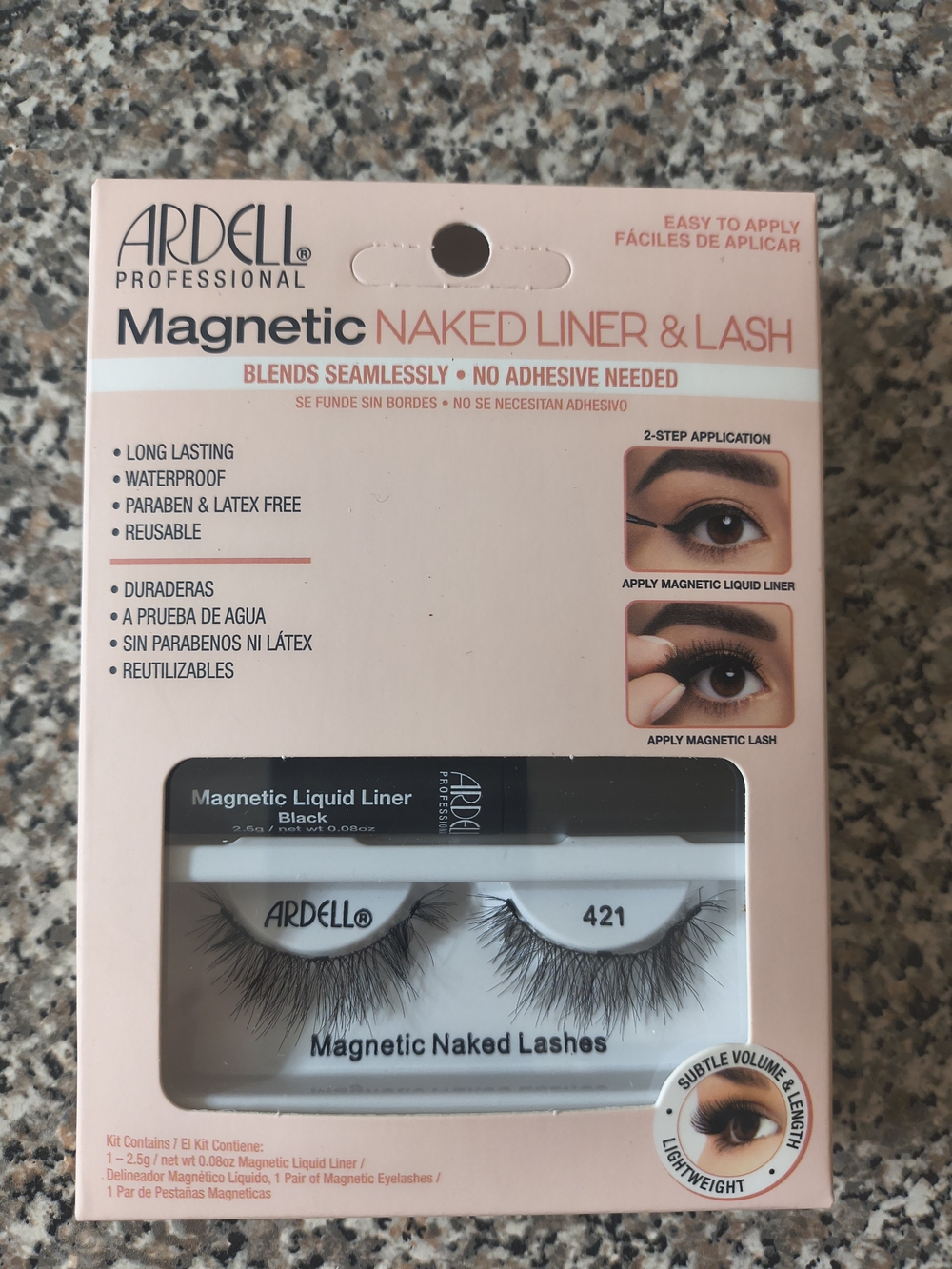9Ardell Magnetic Naked Liner & Lash Kit — Black with Pink Box Case Of 25